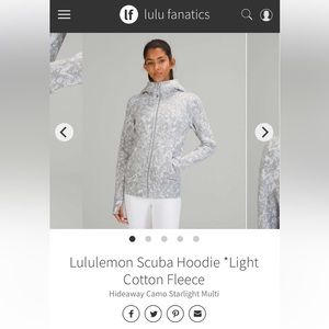 lululemon New with Tag scuba hoodie size4
